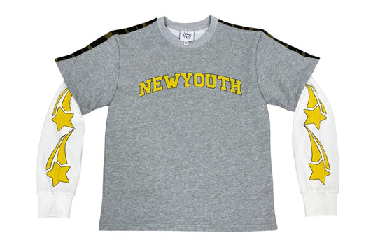 New Youth Grey Camo T-Shirt