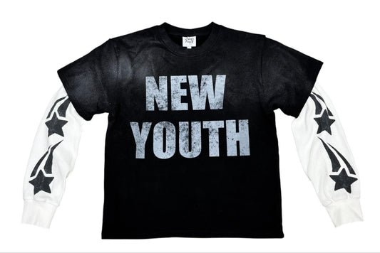 New Youth Midnight Black Granite T-shirt